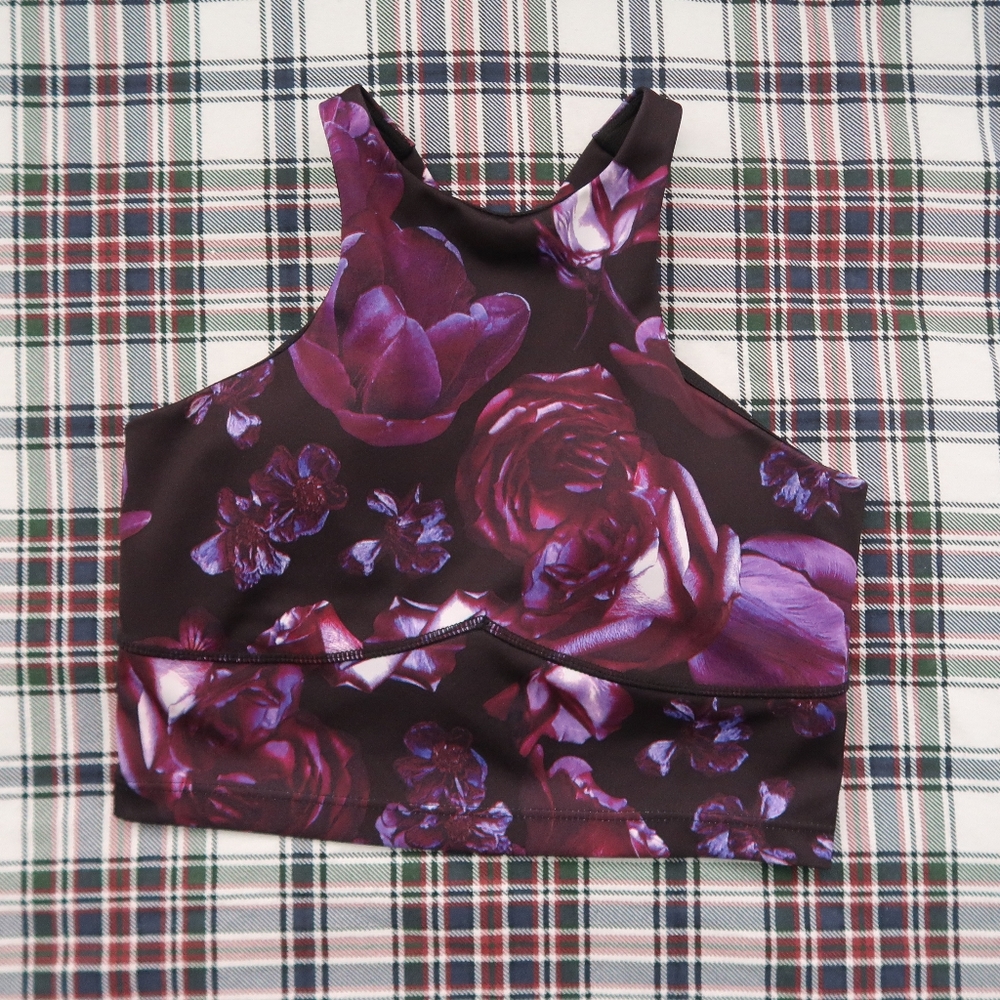 Popflex Active. Purple Crop Top